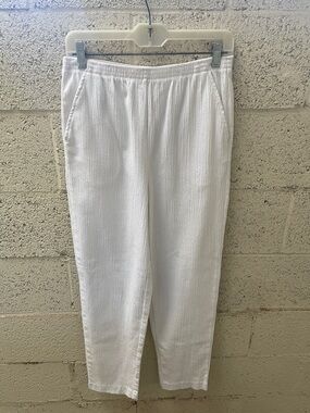 Blair White Linen Like Pants